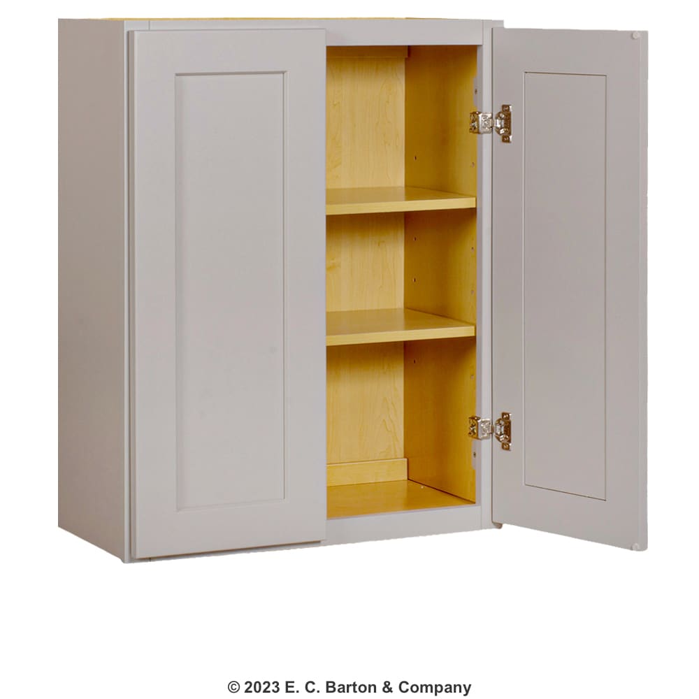 GHI Stone Harbor Gray Shaker 24" x 30" Wall Home Outlet