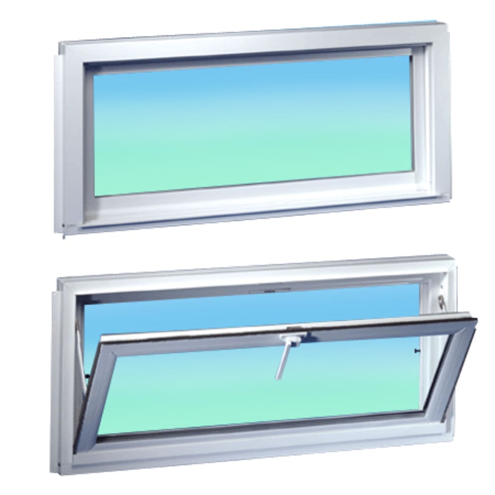 Energy efficient 3 4 insulated glass R value 2 08 U value 48 SHGC 80 Full screen included Extruded vinyl fusion welded 4550174 Windows, Basement Vinyl Windows