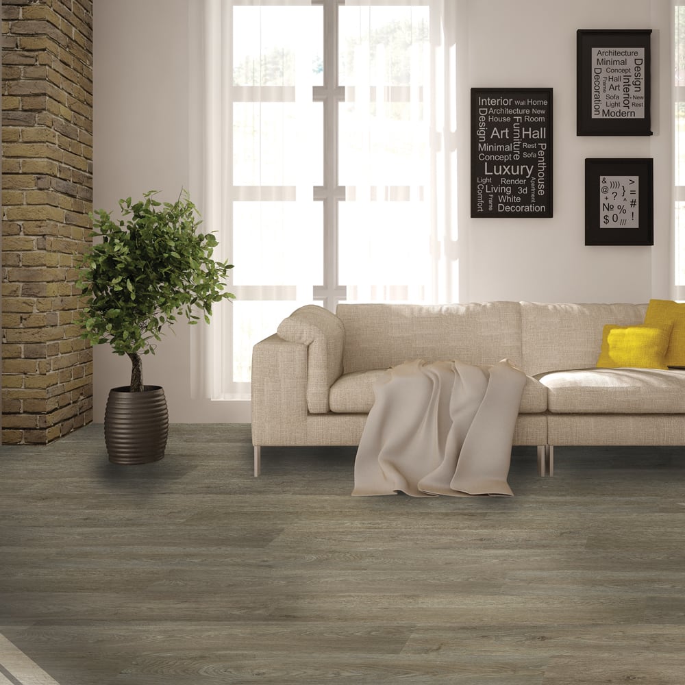 EVI Vinyl Plank Silver Stone Gray EVI Vinyl Plank Silver Stone Gray