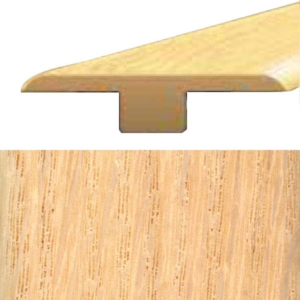 Moulding Hardwood T-Mould Unfinished Oak Moulding Hardwood T-Mould Unfinished Oak