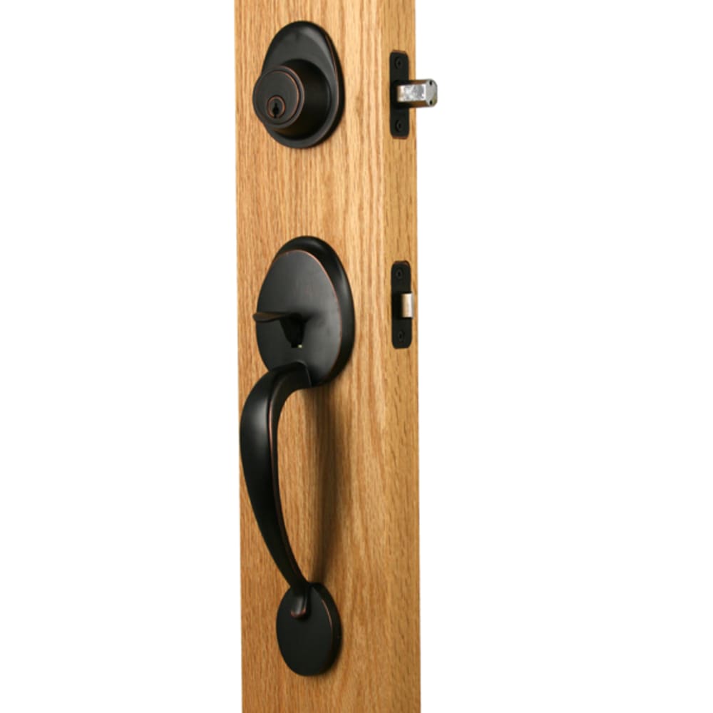 Newgard Handle Set in Oil Rubbed Bronze finish Features include a 25 year warranty on parts and finish Newgard locks meet or exceed ANSI 7528300 Tools & Hardware, Locks