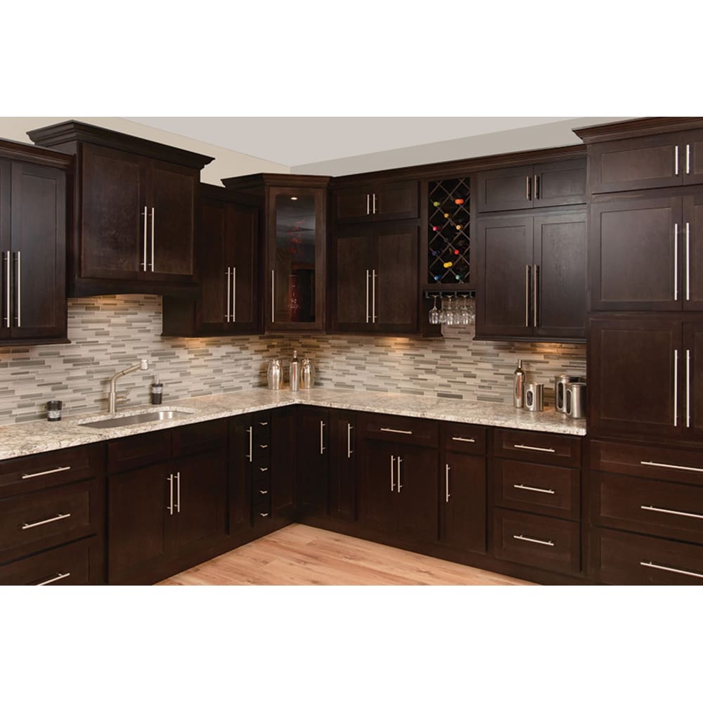 Faircrest Espresso Shaker Kitchen Room Scene Faircrest Espresso Shaker Kitchen Room Scene