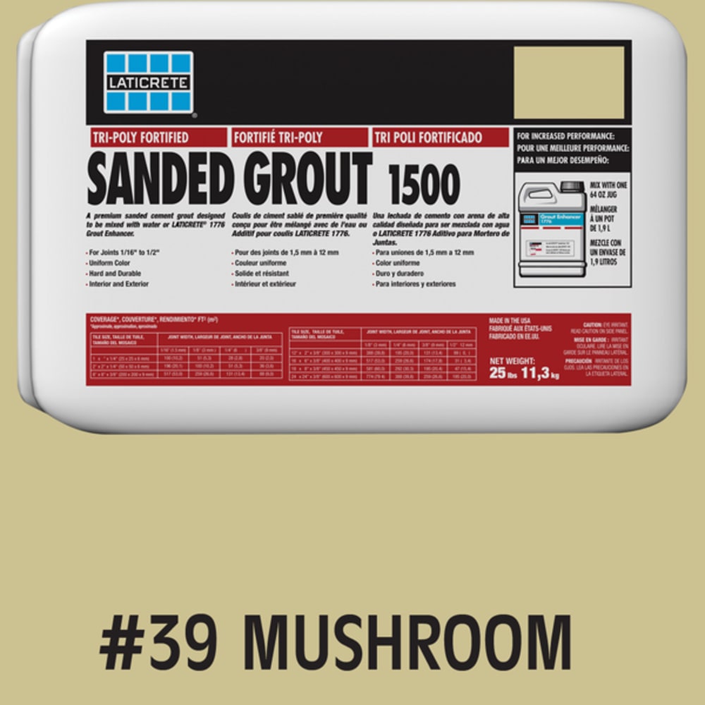 Premium factory prepared grout designed to be mixed with water to provide a grout joint that is dense hard and durable Use with grout 5552770 Flooring, Flooring Accessories