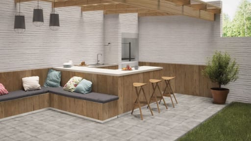 Outdoor Area Using Porcelain Outdoor Area Using Porcelain