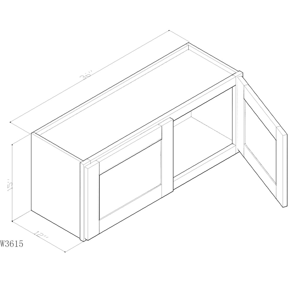 Cabinet Harbor White W3615 Cabinet Harbor White W3615