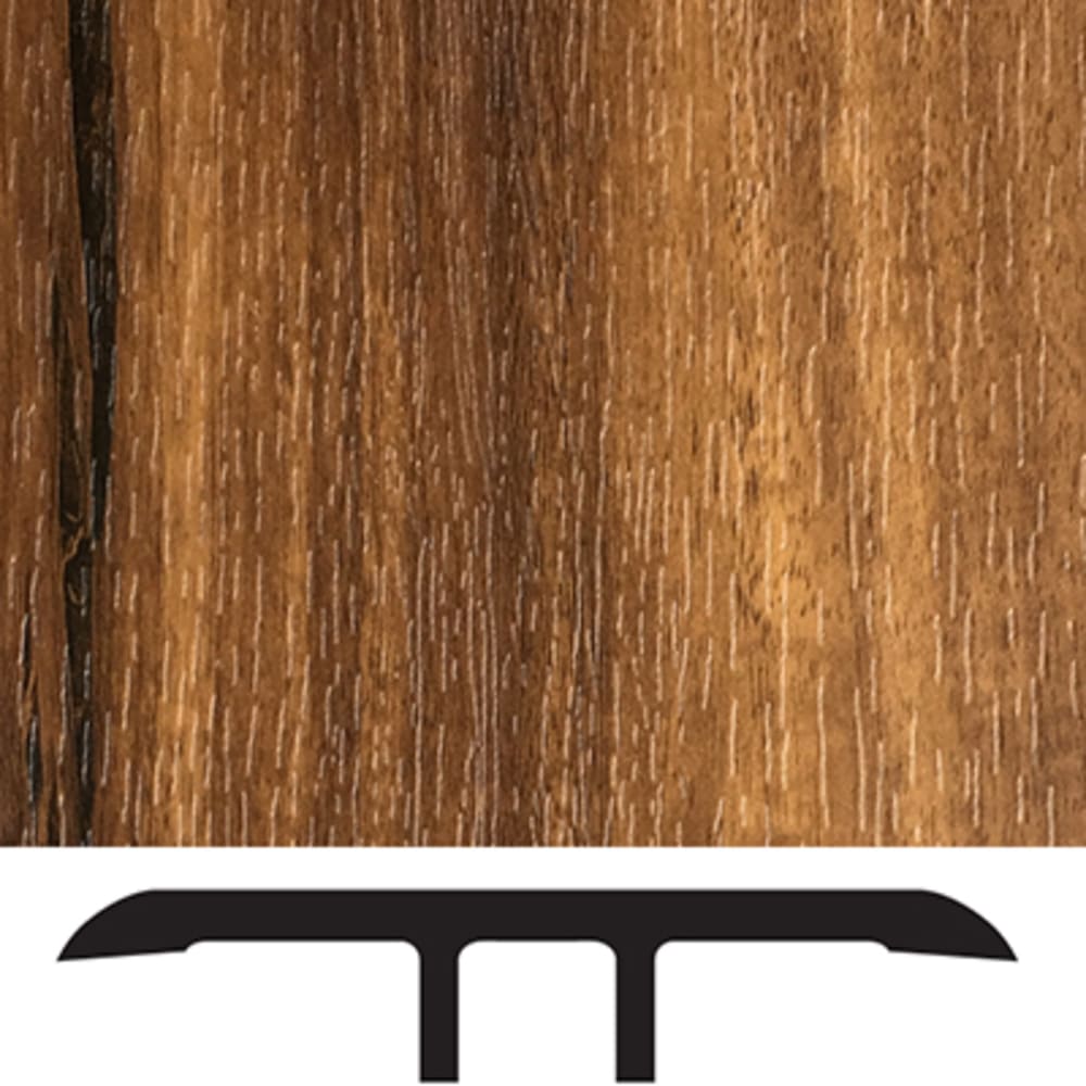 Adds a finishing touch to a floor with a matching color. LVT molding profile used to transition two floors of the same height, typically 5556005 Luxury Vinyl Floor Transition Molding Acacia Osprey Oak