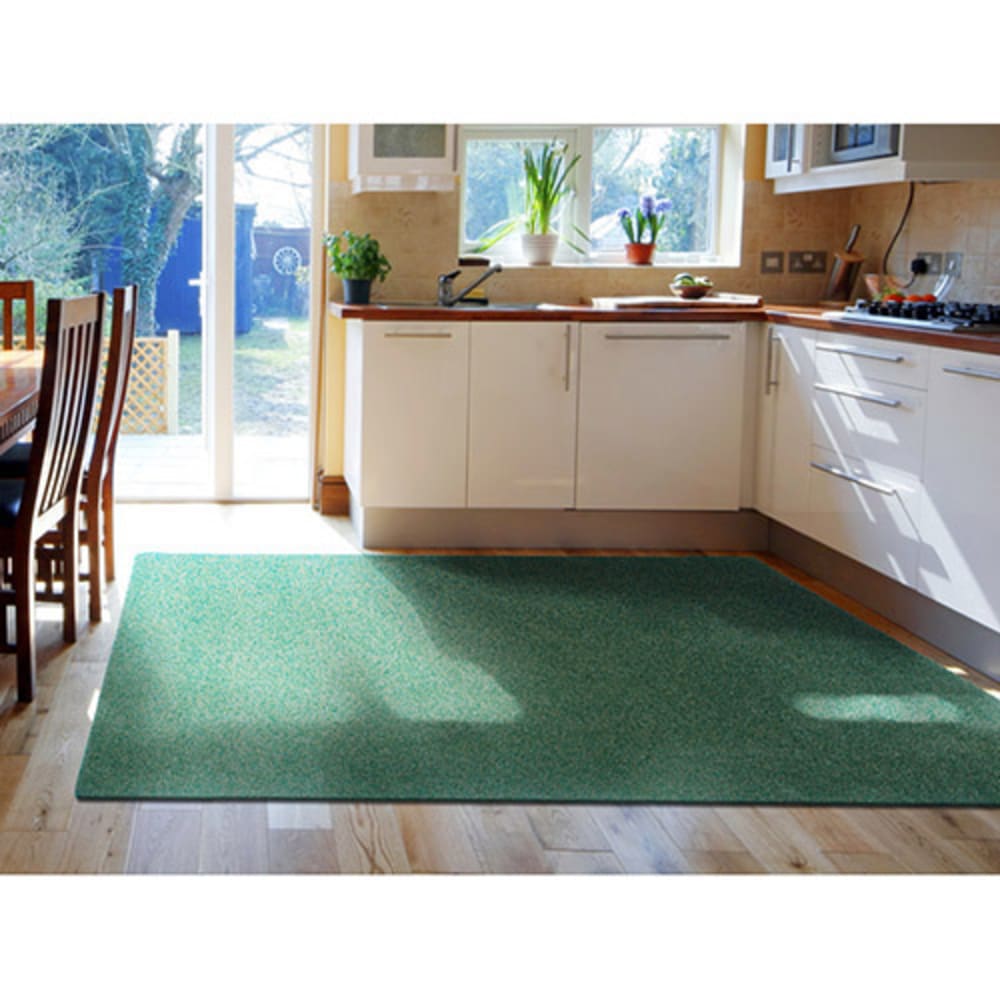 Inexpensive way of spot covering a floor or adding warmth underfoot to a hardsurfaced room Commercial loop carpet is resilient durable 5544131 Flooring, Rugs - Mats