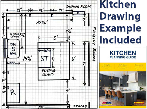 Kitchen Drawing Example Kitchen Drawing Example