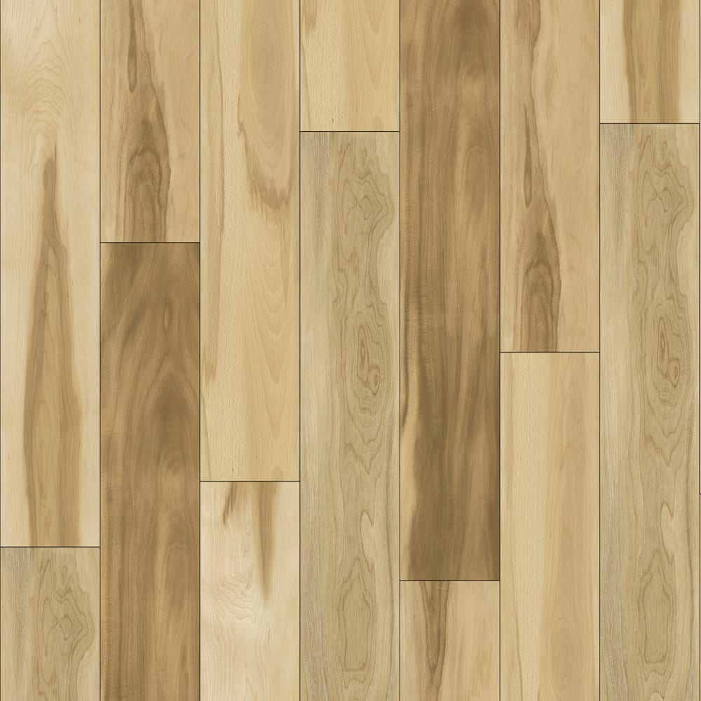 Best Choice Spalted Maple is a beautifully desgined high density rigid core vinyl plank flooring. It replicates the soft and natural 5524163 BEST CHOICE SPALTED MAPLE VINYL PLANK 7 X 48
