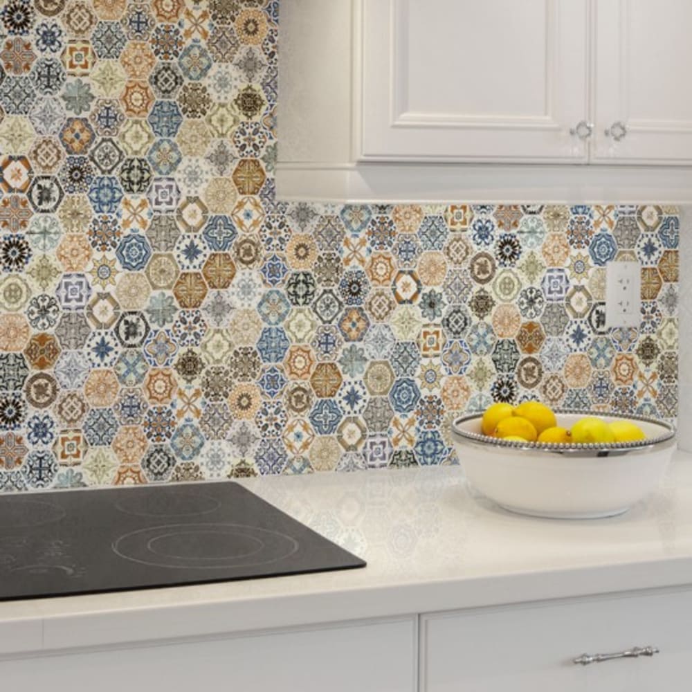 Mosaic Tile Marrakesh Glass Hexagon Mosaic Tile Marrakesh Glass Hexagon