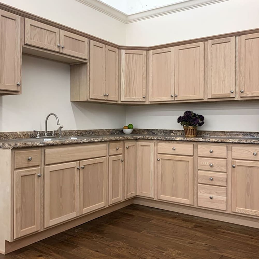 Unfinished Oak Cabinets Barton S Home