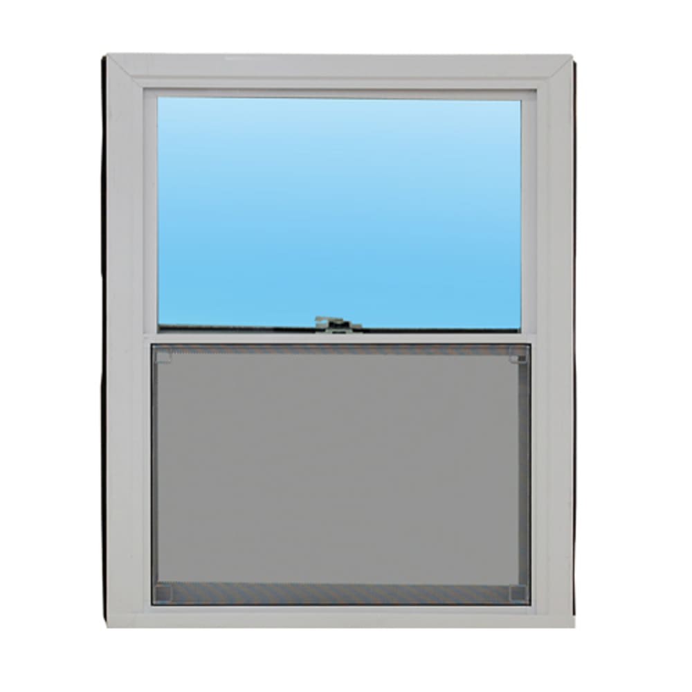 Meets 2016 Energy Star requirements with Double Low-E insulated glass plus Argon; U.27
Vinyl construction. Half screen included. Both 4550728 33 75 X 53 25 Double Hung Replacement Window