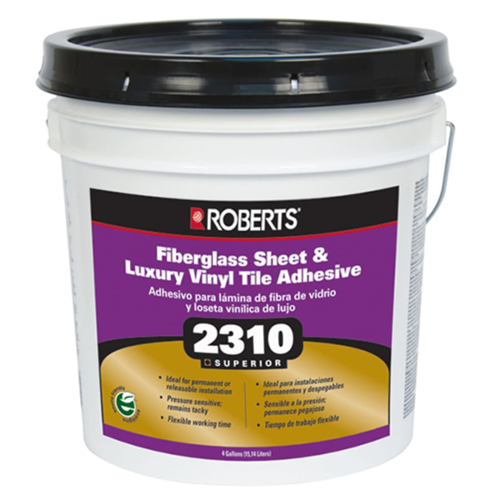 Pressure sensitive adhesive designed for permanent or releasable installation of Fiberglass Sheet vinyl flooring Flexible working time 5552287 Flooring, Flooring Accessories