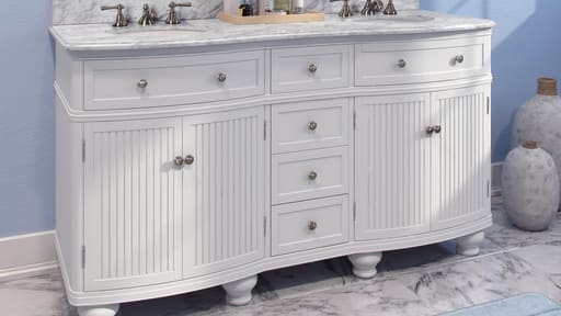 Compton White Vanity Compton White Vanity