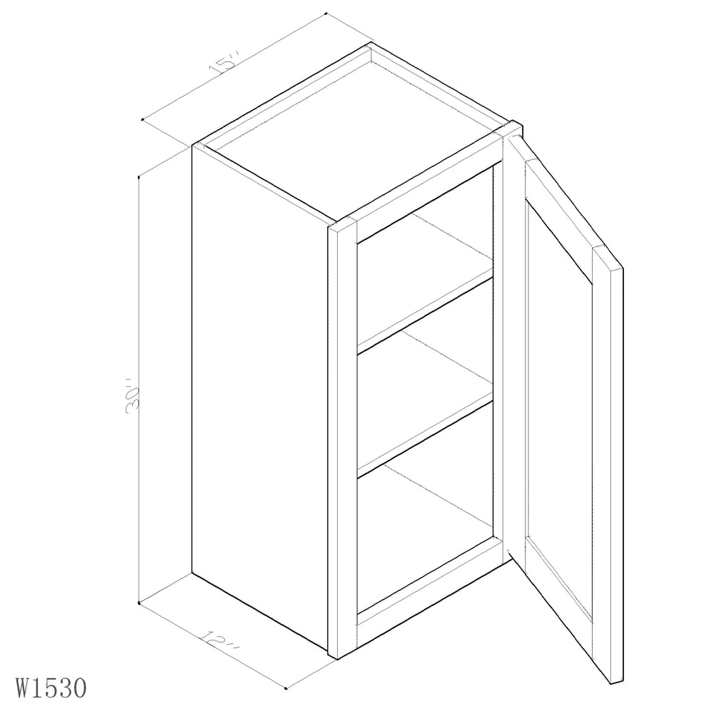 Cabinet Harbor White W1530 Cabinet Harbor White W1530
