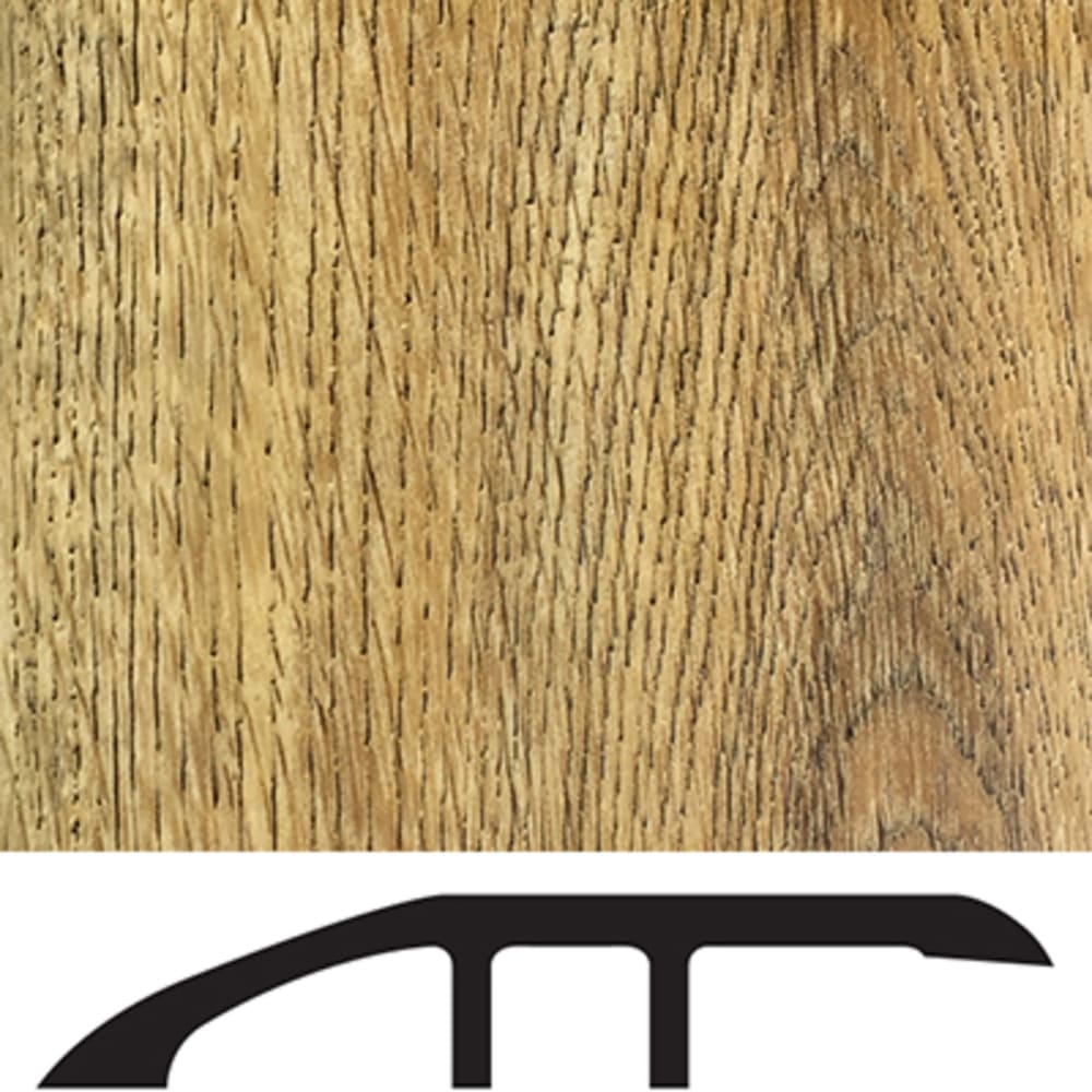 Adds a finishing touch to a floor with a matching color. LVT molding profile used to transition floors of unequal heights. From wood / 5556032 Luxury Vinyl Floor Reducer Molding Antique Oak