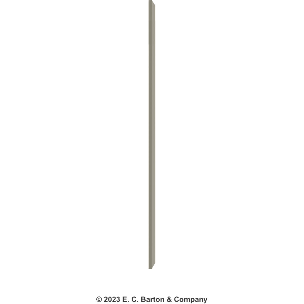 North Timber Driftwood Gray 90" Refrigerator Panel Home Outlet