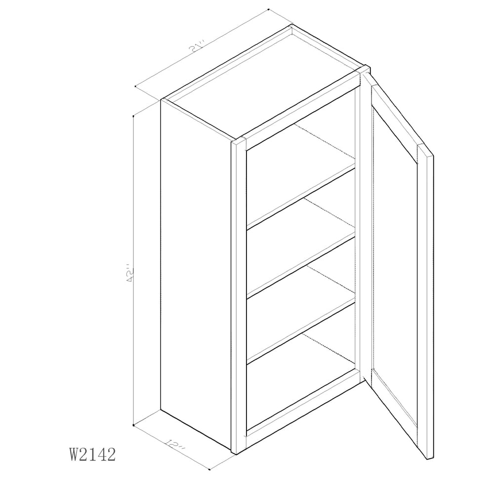 Cabinet Nantucket Linen White W2142 Cabinet Nantucket Linen White W2142