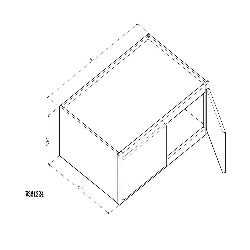 Cabinet Newport Honey W361224 Cabinet Newport Honey W361224