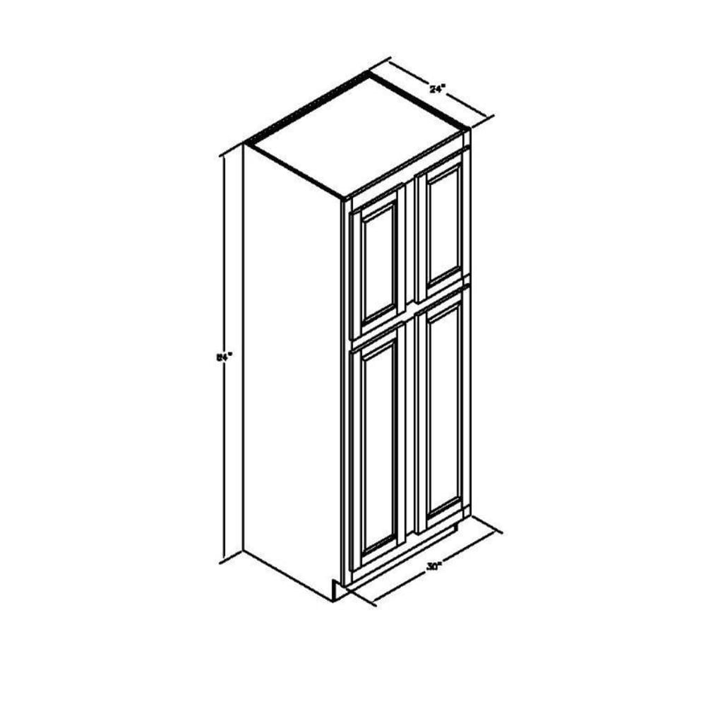 Wright S Ozark Timber 30 X84 X24 Universal Pantry Barton S Home