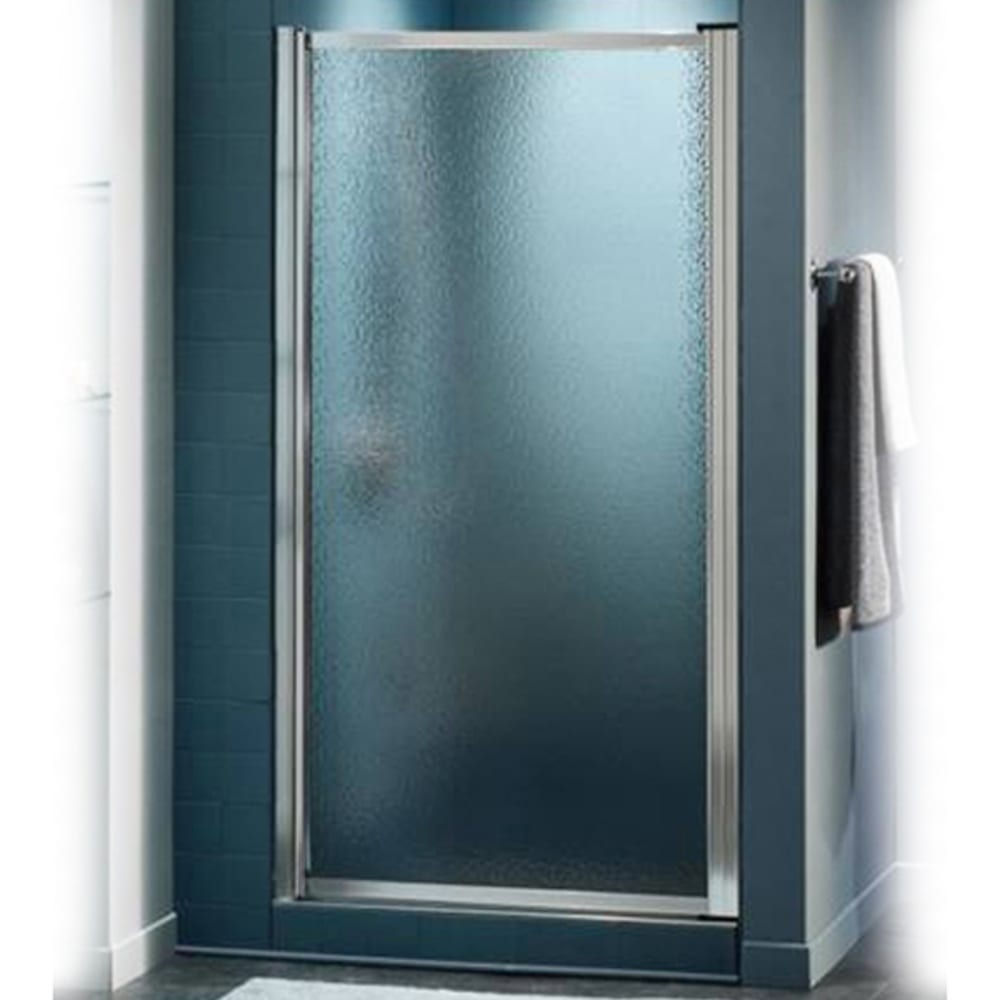 Fits alcove showers with 31 32 3 4 openings Single panel pivot door is equipped with a number of parts and systems to ensure 8032155 Bath, Shower Doors