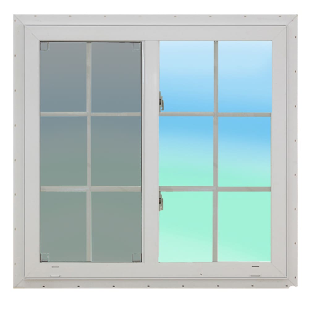 No maintenance vinyl construction Nailing fin attached Energy efficient Low E insulated glass Grids between the glass 6 6 grid 4550271 Windows, New Construction Vinyl