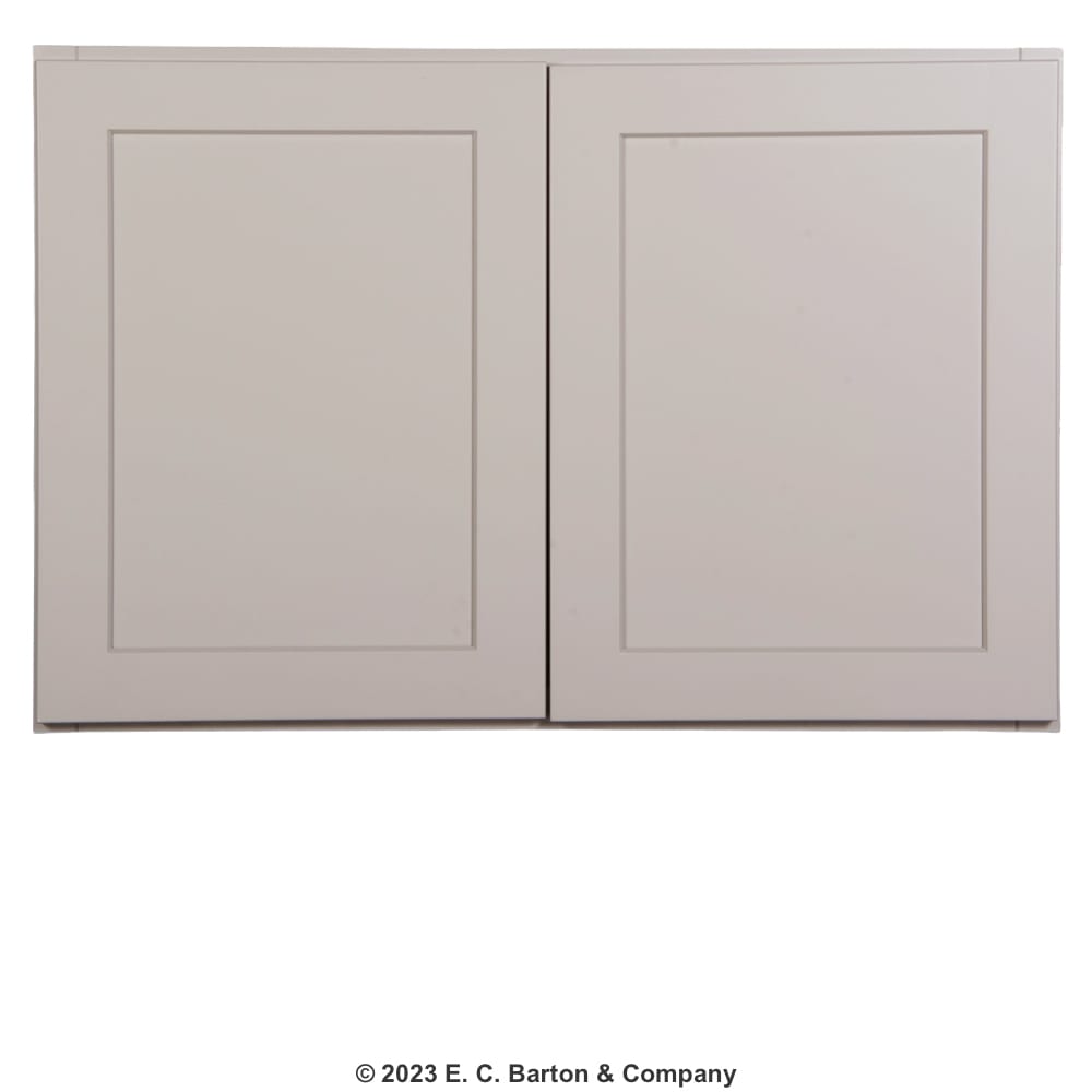 GHI Stone Harbor Gray Shaker 36" x 24" Wall Home Outlet