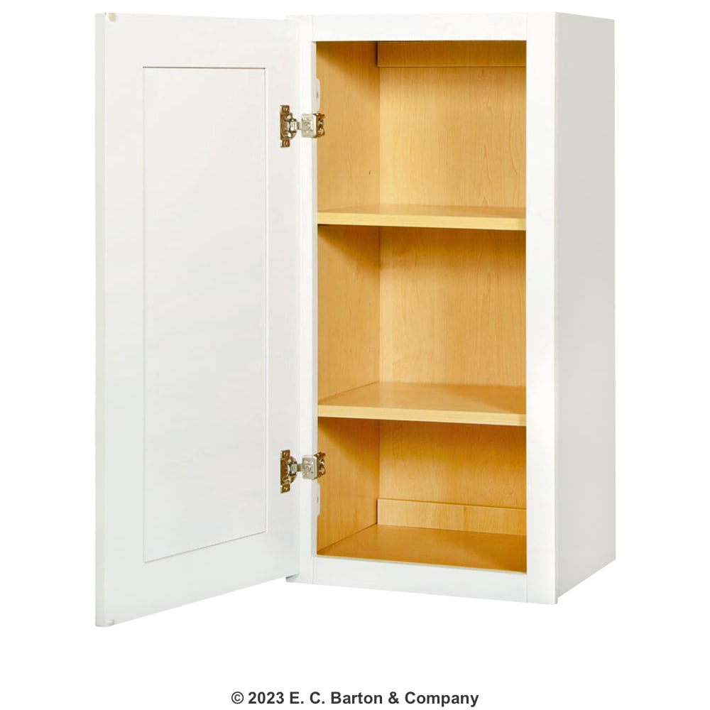 GHI Arcadia White Shaker 15" x 30" Wall Home Outlet