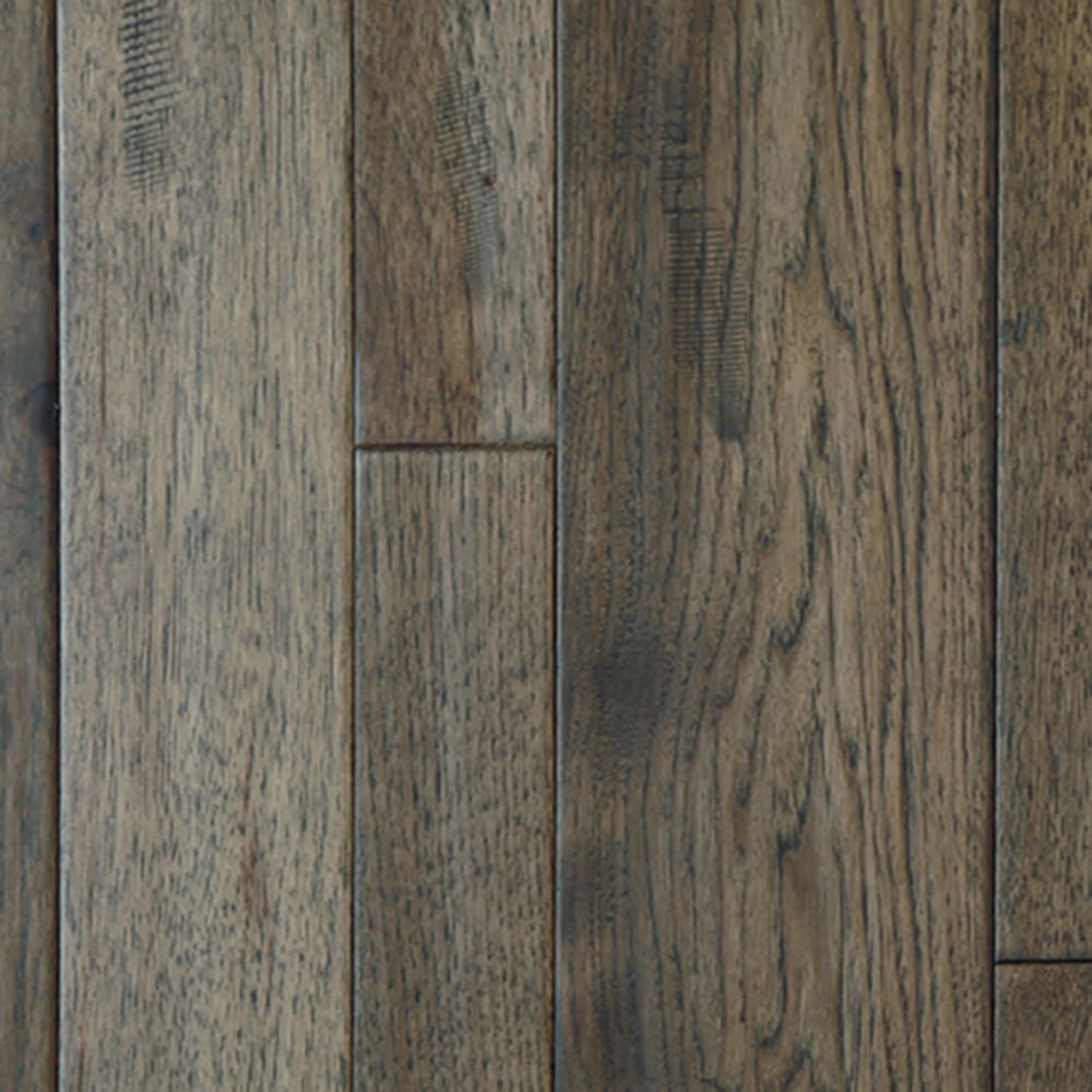 Dark Grey Hickory Mixed Width Solid Hardwood Flooring Dark Grey Hickory Mixed Width Solid Hardwood Flooring
