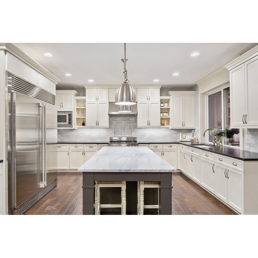 GHI Arcadia Linen Shaker Kitchen Room Scene GHI Arcadia Linen Shaker Kitchen Room Scene