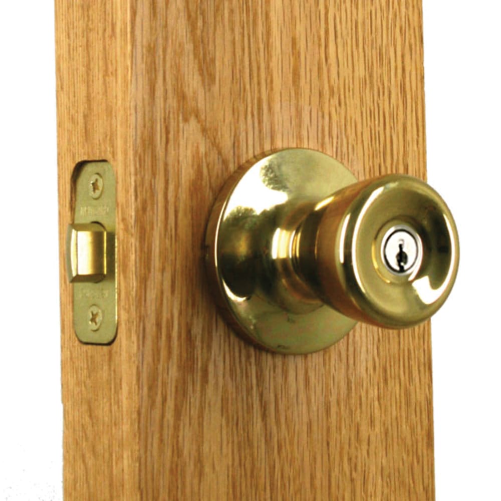 Newgard Tulip Polished Brass Passage Knob Features include a 25 year warranty on parts and finish Newgard locks meet or exceed ANSI Grade 7528115 Tools & Hardware, Locks