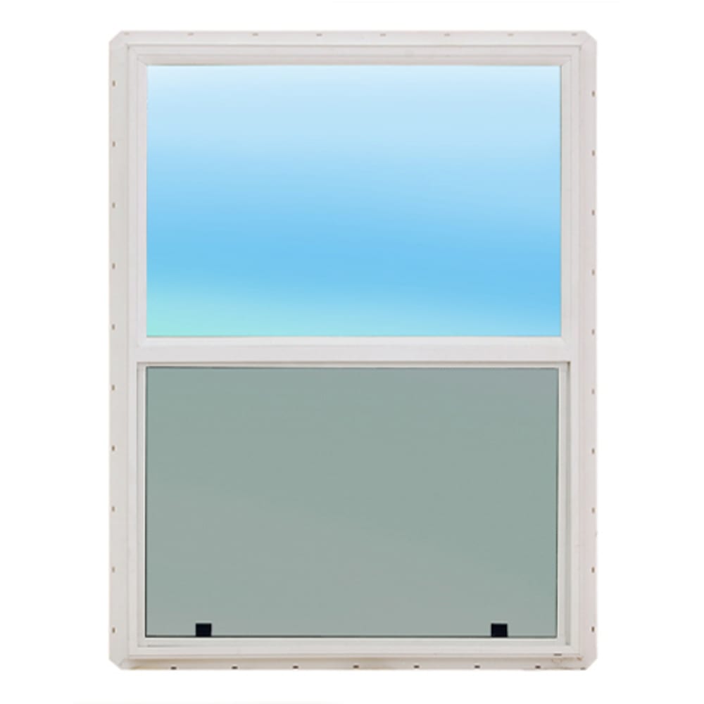 No maintenance vinyl construction Low E insulated energy efficient glass Screen included Nailing flange attached Rough opening is 1 2 4550202 Windows, New Construction Vinyl