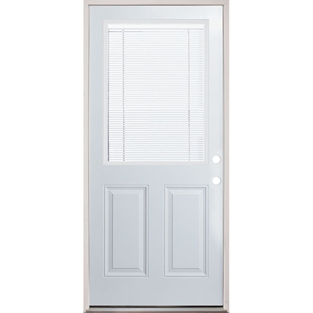 Energy efficient insulated exterior door unit Completely assembled in primed wood frame with full weatherstripping and fixed sill 4532965 Doors, Door Units Exterior