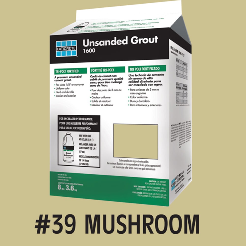 Premium factory prepared grout designed to be mixed with water to provide a grout joint that is dense hard and durable Use with grout 5552729 Flooring, Flooring Accessories