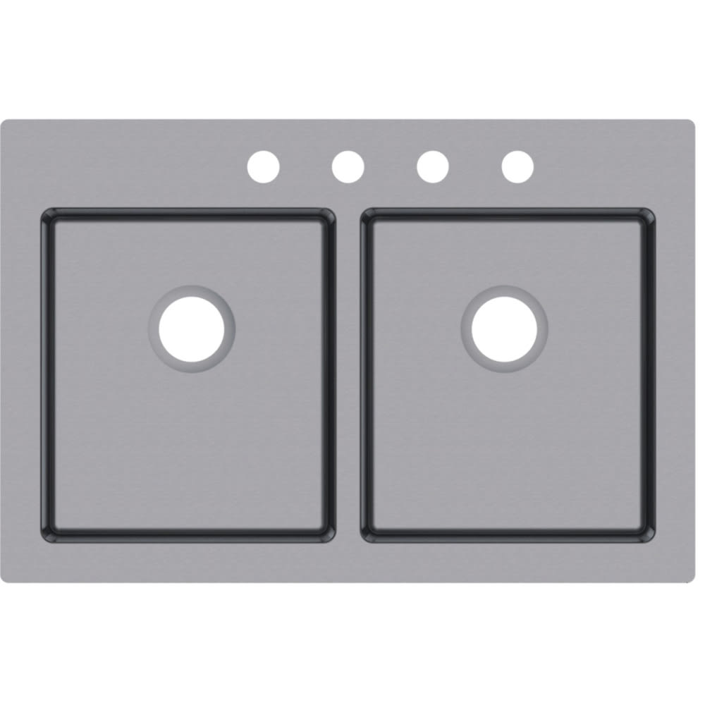 33X22 9" Deep DBL Bowl Dual Mount Microcorner Sink 33X22 9" Deep DBL Bowl Dual Mount Microcorner Sink