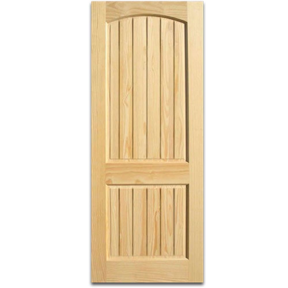 Arch Top Clear Pine 36" Interior Door Slab Home Outlet