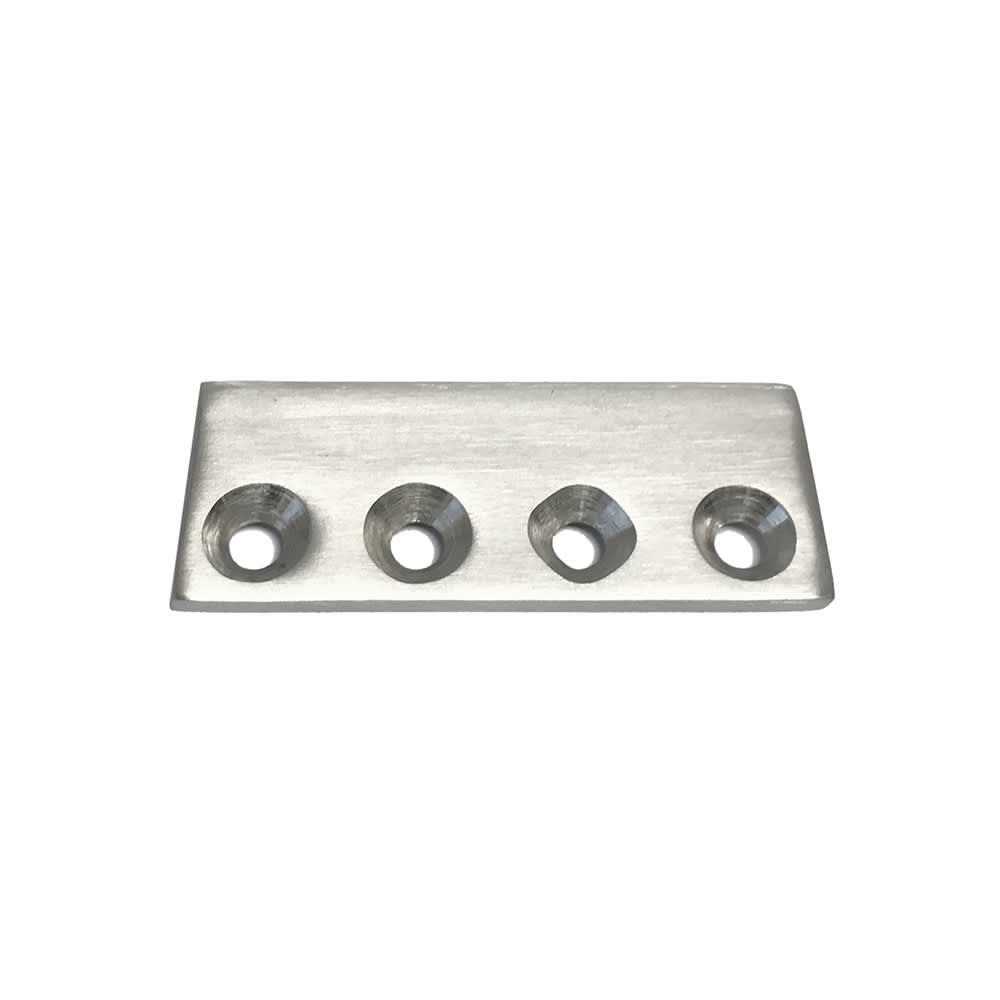 Connects 2 tracks for use of double barn doors on larger openings
Brushed nickel finish for modern style 4520186 Barn Door Track Connector Nickel