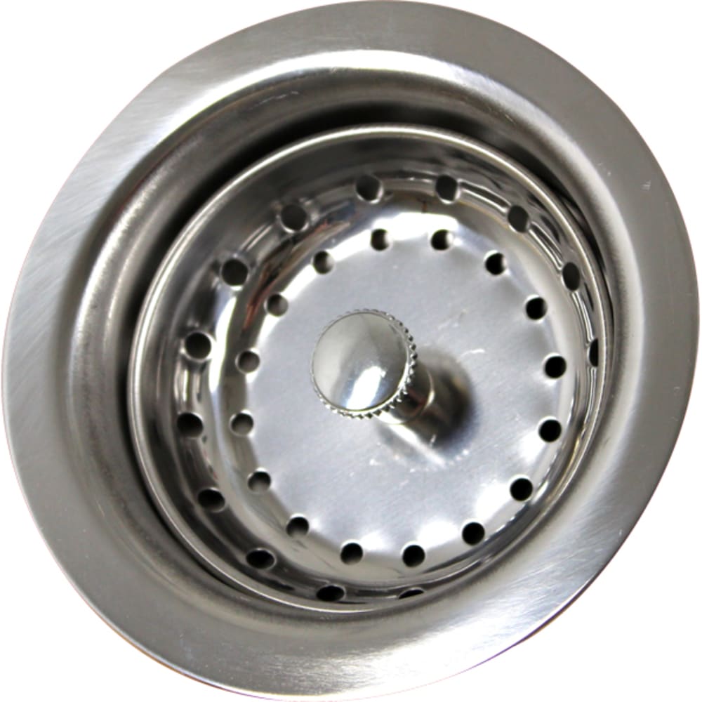 Easy installation screws easily into standard stainless steel sink rubber drain stop Stainless steel 462764 Kitchens, Kitchen Sinks