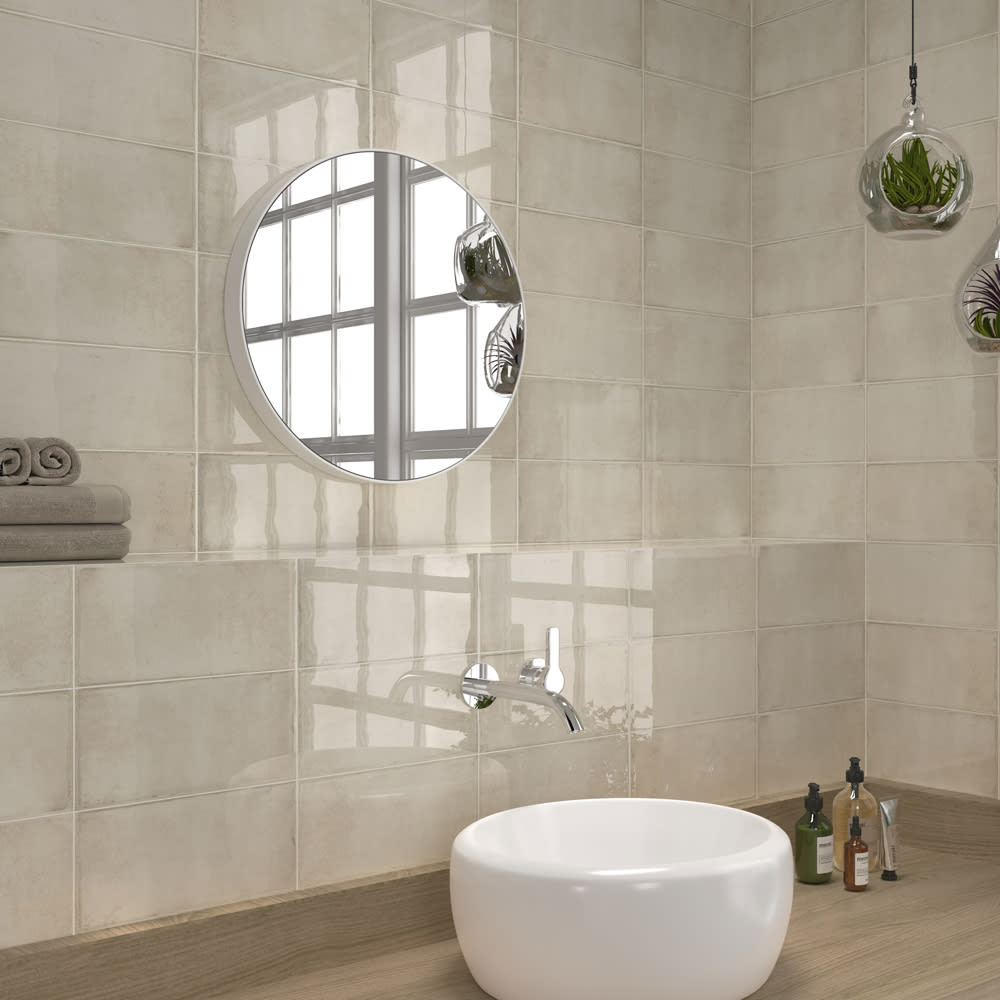 Catania White 6x12 Ceramic Wall Tile Home Outlet