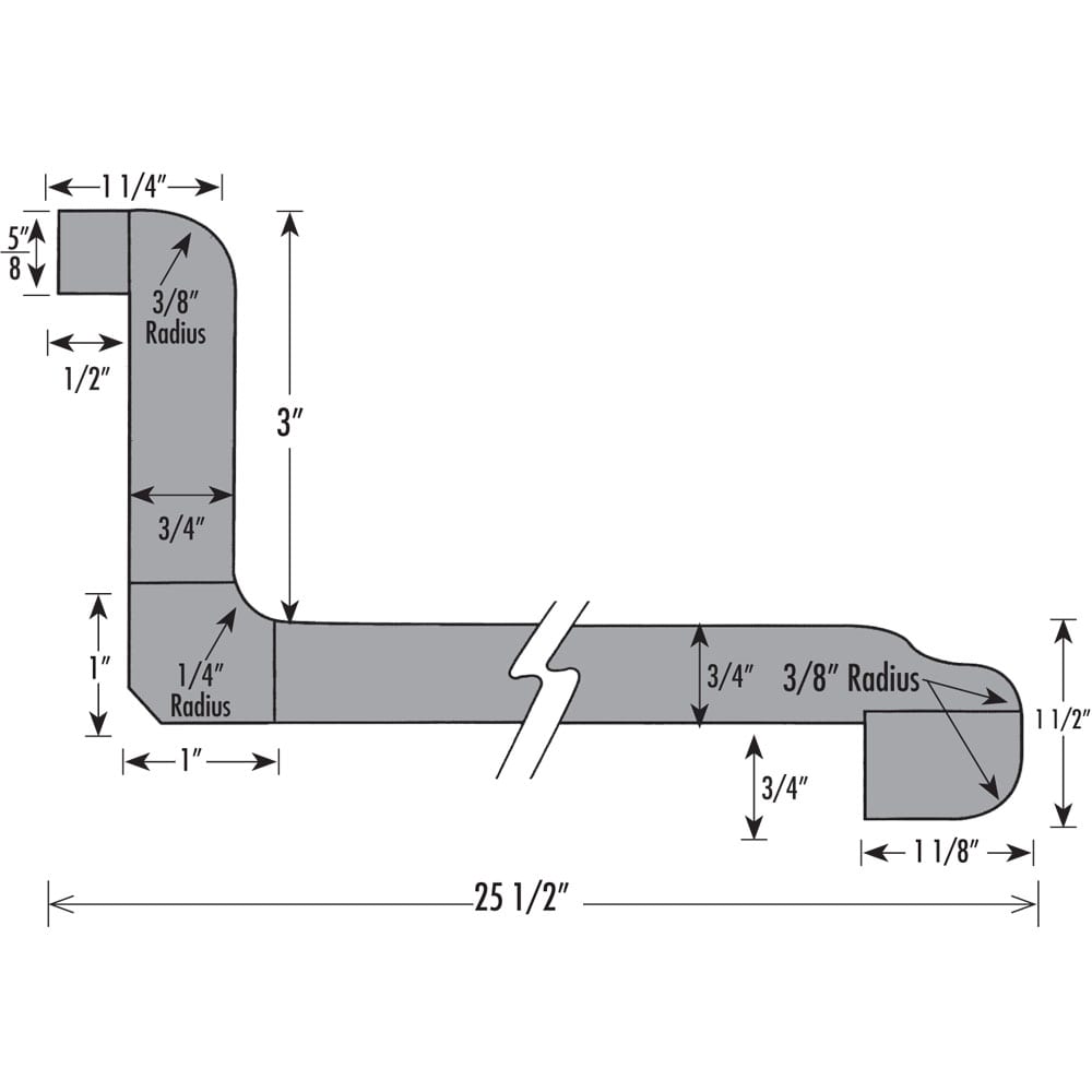 Classic Crystal Granite 12' Laminate Countertop (Left Miter) Cullman
