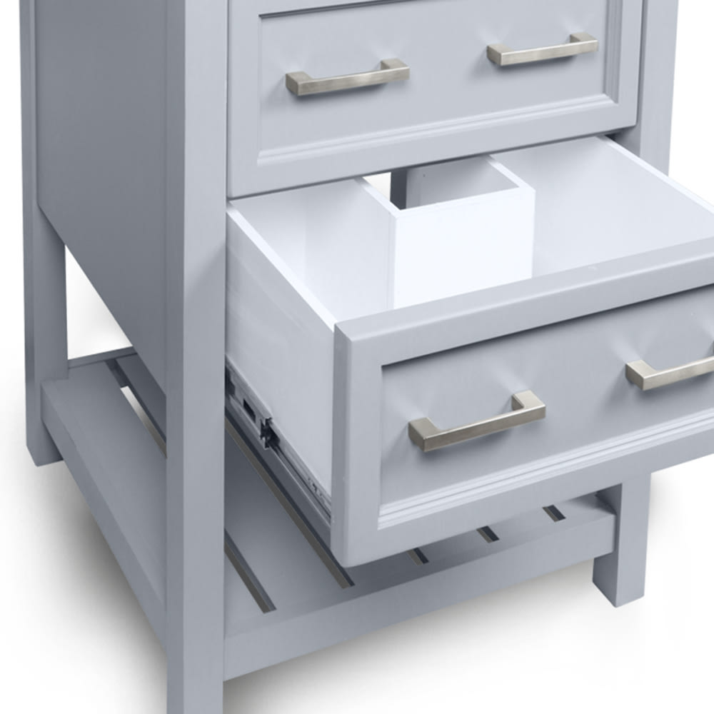 Sorrento Gray 30" Vanity Top Combo Home Outlet