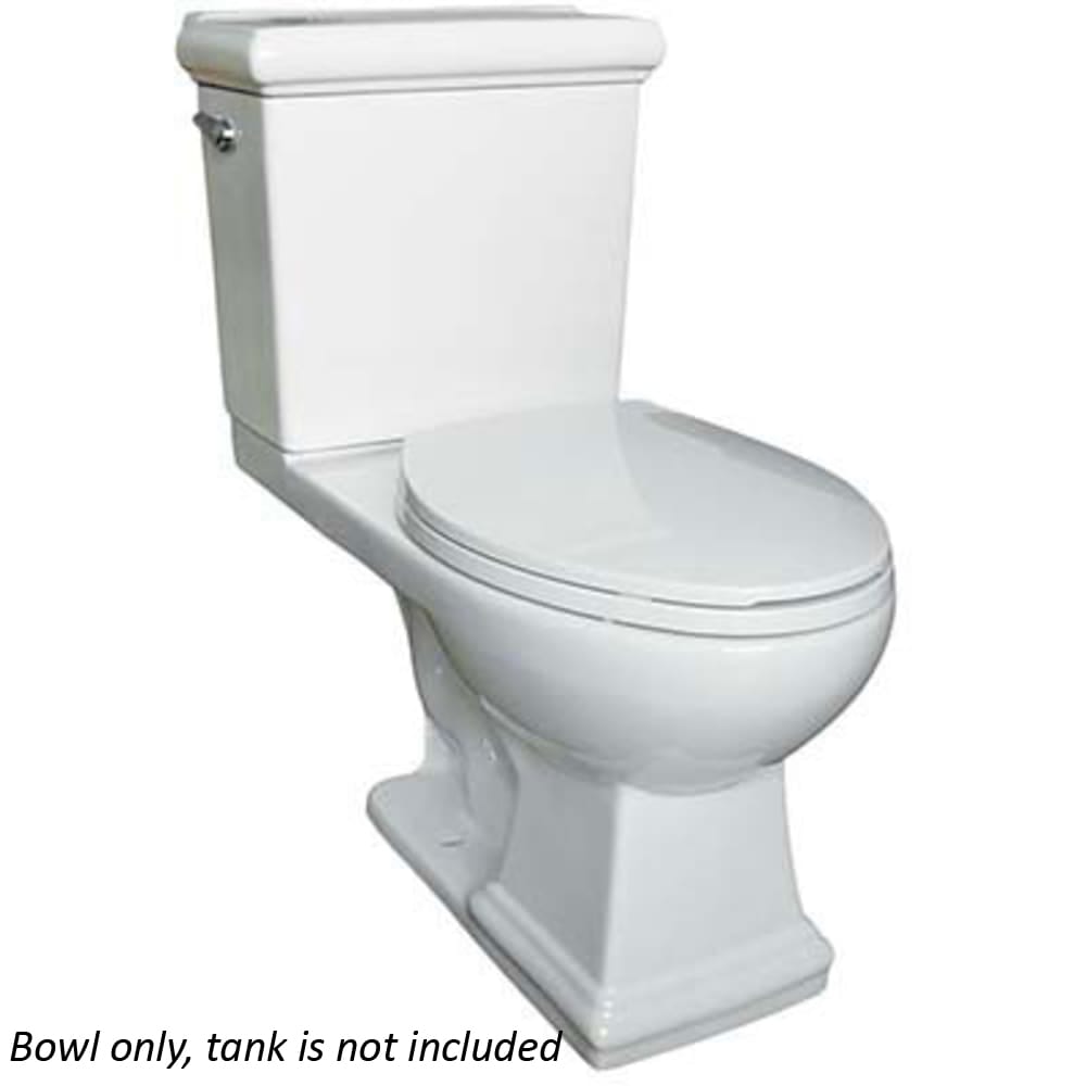 Rio II White Elongated Toilet Bowl Rio II White Elongated Toilet Bowl