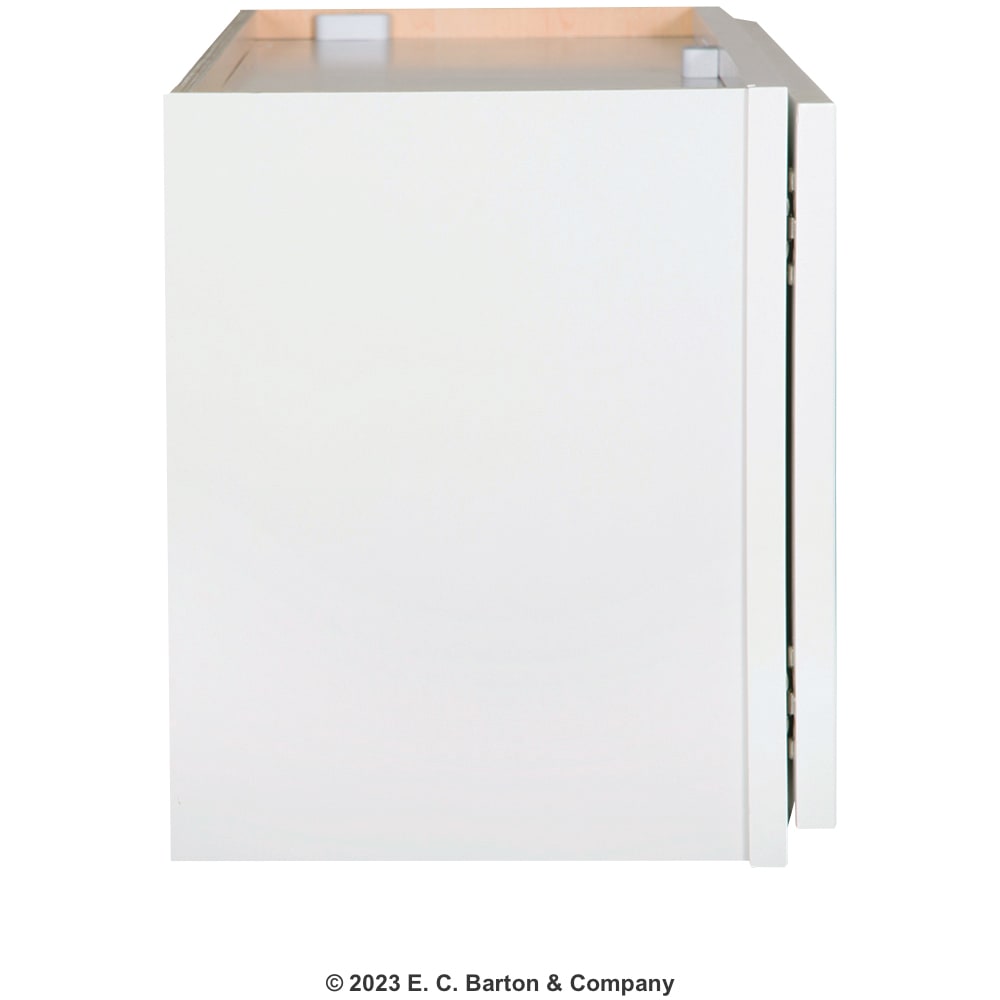GHI Arcadia White Shaker 36" x 15" Wall Cabinet Blueprint and Measurement