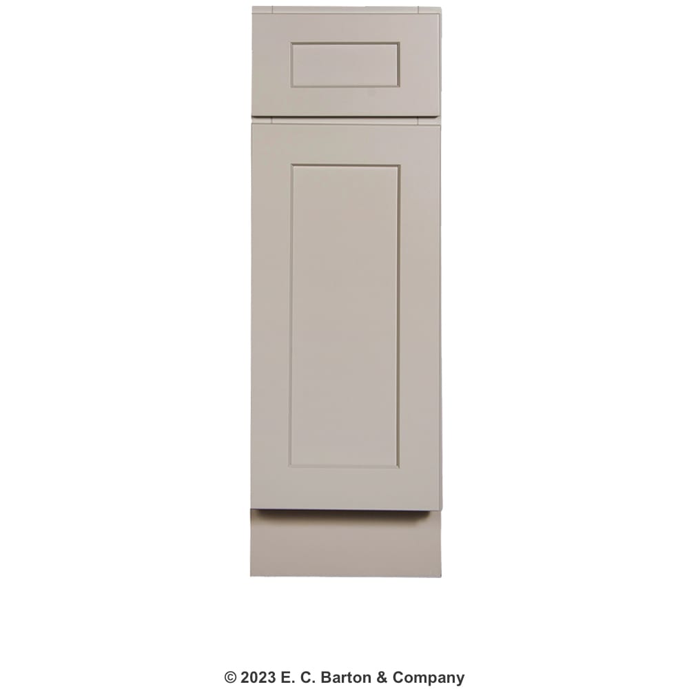 GHI Stone Harbor Gray Shaker 12" Base Home Outlet