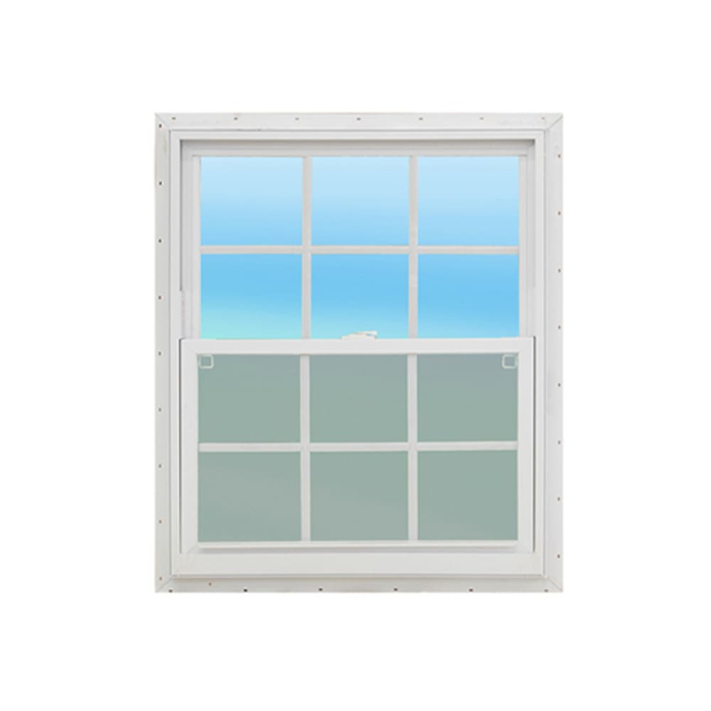 Comfort View Series 2900 No maintenance vinyl construction Energy efficient Low E insulated glass with grids 4 4 grid pattern DP25 4550400 Windows, New Construction Vinyl
