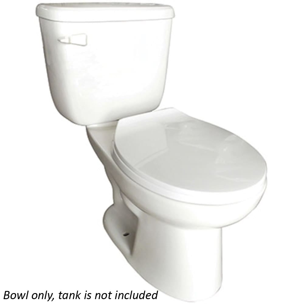 EVI Huron White Round Low Consumption Toilet Bowl