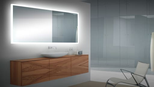 Elevated Vanities with LED Lighted Mirrors Set Bathrooms Apart Elevated Vanities with LED Lighted Mirrors Set Bathrooms Apart