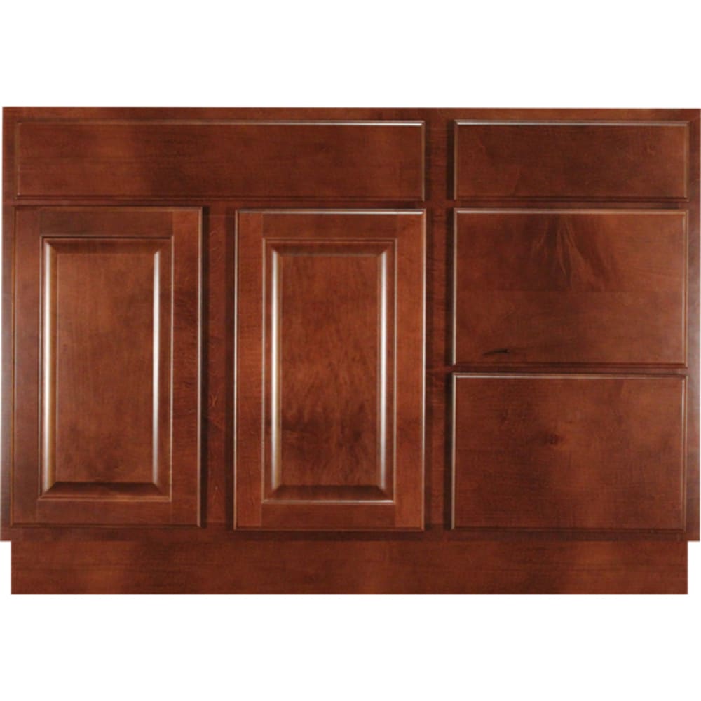 Smart Prescott Chestnut 48 Vanity Sink 2 Drawer Right Barton S Home