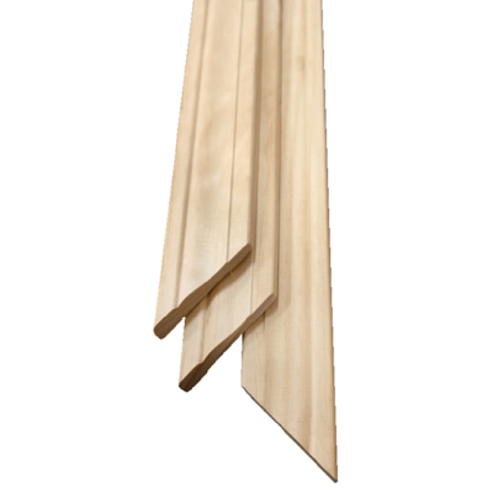 Mitered 2 7 039 legs and 1 3 039 head for easy installation Clear solid unfinished pine Colonial profile 4504070 Moulding, Casing Sets