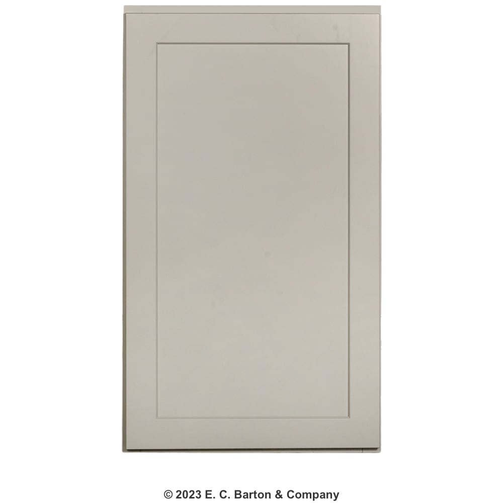 GHI Stone Harbor Gray Shaker 21" x 36" Wall Home Outlet